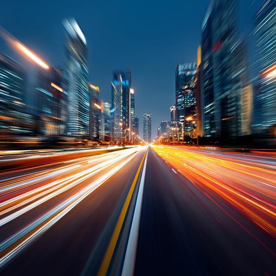 Cityscape, road, infrastructure